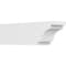Ekena Millwork Standard Mediterranean Architectural Grade PVC Rafter Tail, 5"W X 6"H X 20"L RFTP05X06X20MED - alternate 1